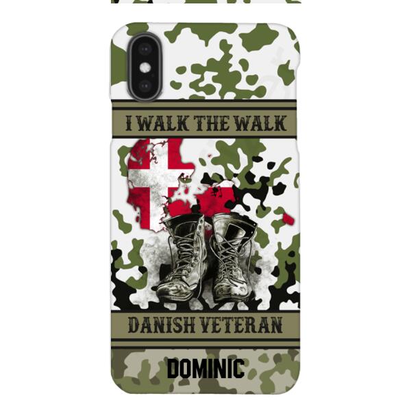 Personalized Denmark Veteran Phone Case OCT-DT10