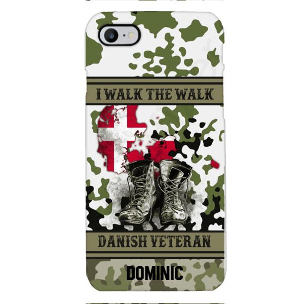 Personalized Denmark Veteran Phone Case OCT-DT10