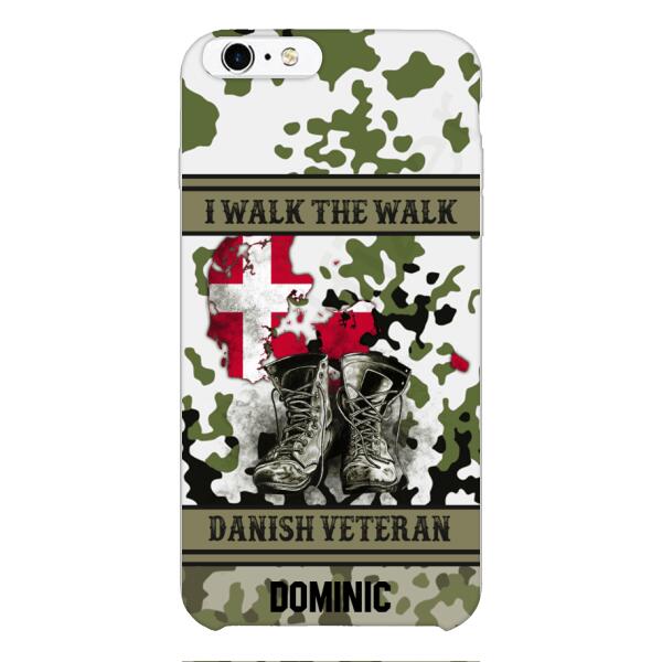Personalized Denmark Veteran Phone Case OCT-DT10