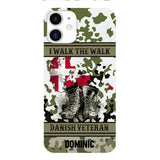 Personalized Denmark Veteran Phone Case OCT-DT10