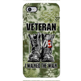 Personalized Canadian Veteran Walked The Walk Phone Case OCT-DT10