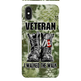 Personalized Canadian Veteran Walked The Walk Phone Case OCT-DT10