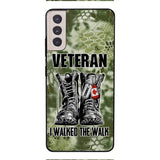 Personalized Canadian Veteran Walked The Walk Phone Case OCT-DT10