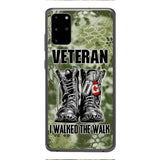Personalized Canadian Veteran Walked The Walk Phone Case OCT-DT10