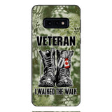 Personalized Canadian Veteran Walked The Walk Phone Case OCT-DT10