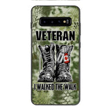 Personalized Canadian Veteran Walked The Walk Phone Case OCT-DT10