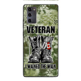 Personalized Canadian Veteran Walked The Walk Phone Case OCT-DT10