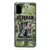 Personalized Canadian Veteran Walked The Walk Phone Case OCT-DT10
