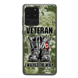 Personalized Canadian Veteran Walked The Walk Phone Case OCT-DT10