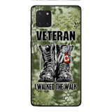 Personalized Canadian Veteran Walked The Walk Phone Case OCT-DT10