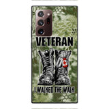 Personalized Canadian Veteran Walked The Walk Phone Case OCT-DT10