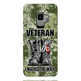 Personalized Canadian Veteran Walked The Walk Phone Case OCT-DT10