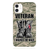 Personalized British Veteran Walked The Walk Phone Case OCT-DT10
