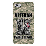Personalized British Veteran Walked The Walk Phone Case OCT-DT10