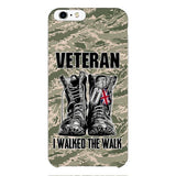 Personalized British Veteran Walked The Walk Phone Case OCT-DT10