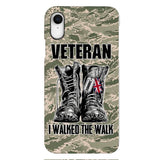 Personalized British Veteran Walked The Walk Phone Case OCT-DT10