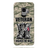 Personalized British Veteran Walked The Walk Phone Case OCT-DT10
