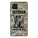 Personalized British Veteran Walked The Walk Phone Case OCT-DT10