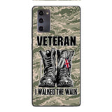 Personalized British Veteran Walked The Walk Phone Case OCT-DT10