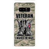 Personalized British Veteran Walked The Walk Phone Case OCT-DT10