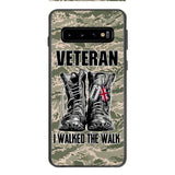 Personalized British Veteran Walked The Walk Phone Case OCT-DT10