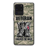 Personalized British Veteran Walked The Walk Phone Case OCT-DT10