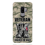 Personalized British Veteran Walked The Walk Phone Case OCT-DT10