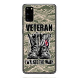 Personalized British Veteran Walked The Walk Phone Case OCT-DT10