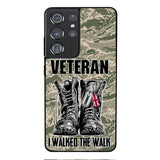 Personalized British Veteran Walked The Walk Phone Case OCT-DT10