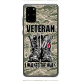 Personalized British Veteran Walked The Walk Phone Case OCT-DT10