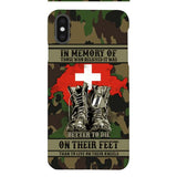 Personalized Swiss Veteran Phone Case OCT-MA10