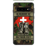Personalized Swiss Veteran Phone Case OCT-MA10