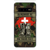Personalized Swiss Veteran Phone Case OCT-MA10