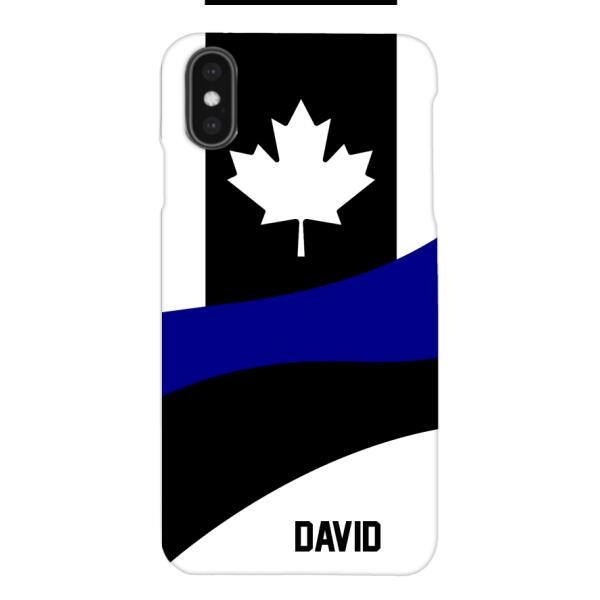 Personalized Canadian Thin Blue Line Phone Case OCT-HQ10