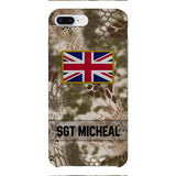 Personalized British Soldier Phone Case Printed OCT-DT11