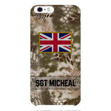 Personalized British Soldier Phone Case Printed OCT-DT11