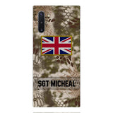 Personalized British Soldier Phone Case Printed OCT-DT11