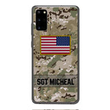 Personalized U.S Soldier Phone Case Printed OCT-DT11