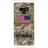 Personalized U.S Soldier Phone Case Printed OCT-DT11
