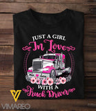 Personalized A Girl In Love With A Truck Driver Tshirt Printed OCT-LN12