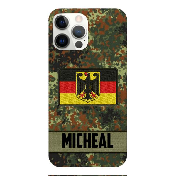 Personalized German Soldier Phone Case OCT-LN14
