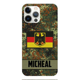 Personalized German Soldier Phone Case OCT-LN14