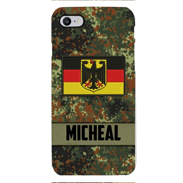 Personalized German Soldier Phone Case OCT-LN14