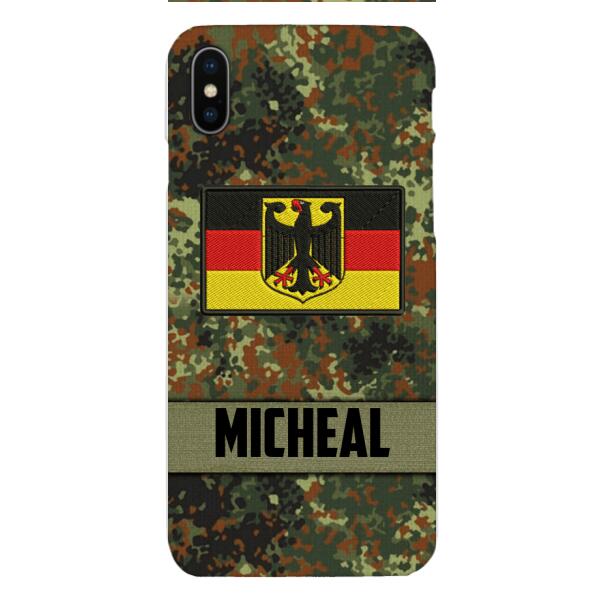 Personalized German Soldier Phone Case OCT-LN14