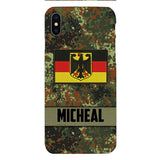 Personalized German Soldier Phone Case OCT-LN14