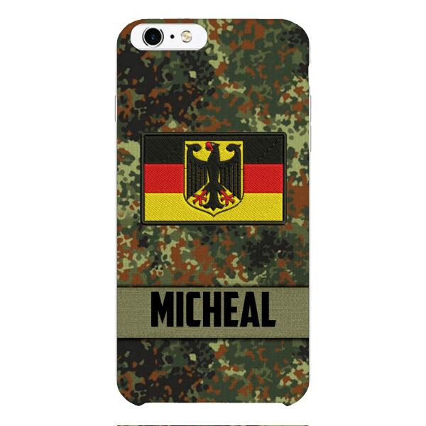Personalized German Soldier Phone Case OCT-LN14