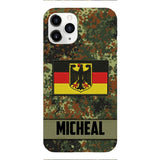Personalized German Soldier Phone Case OCT-LN14