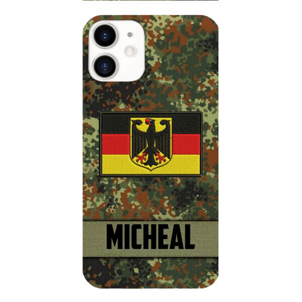 Personalized German Soldier Phone Case OCT-LN14