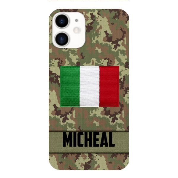 Personalized Italian Soldier Phone Case OCT-LN14