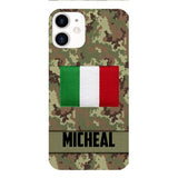 Personalized Italian Soldier Phone Case OCT-LN14